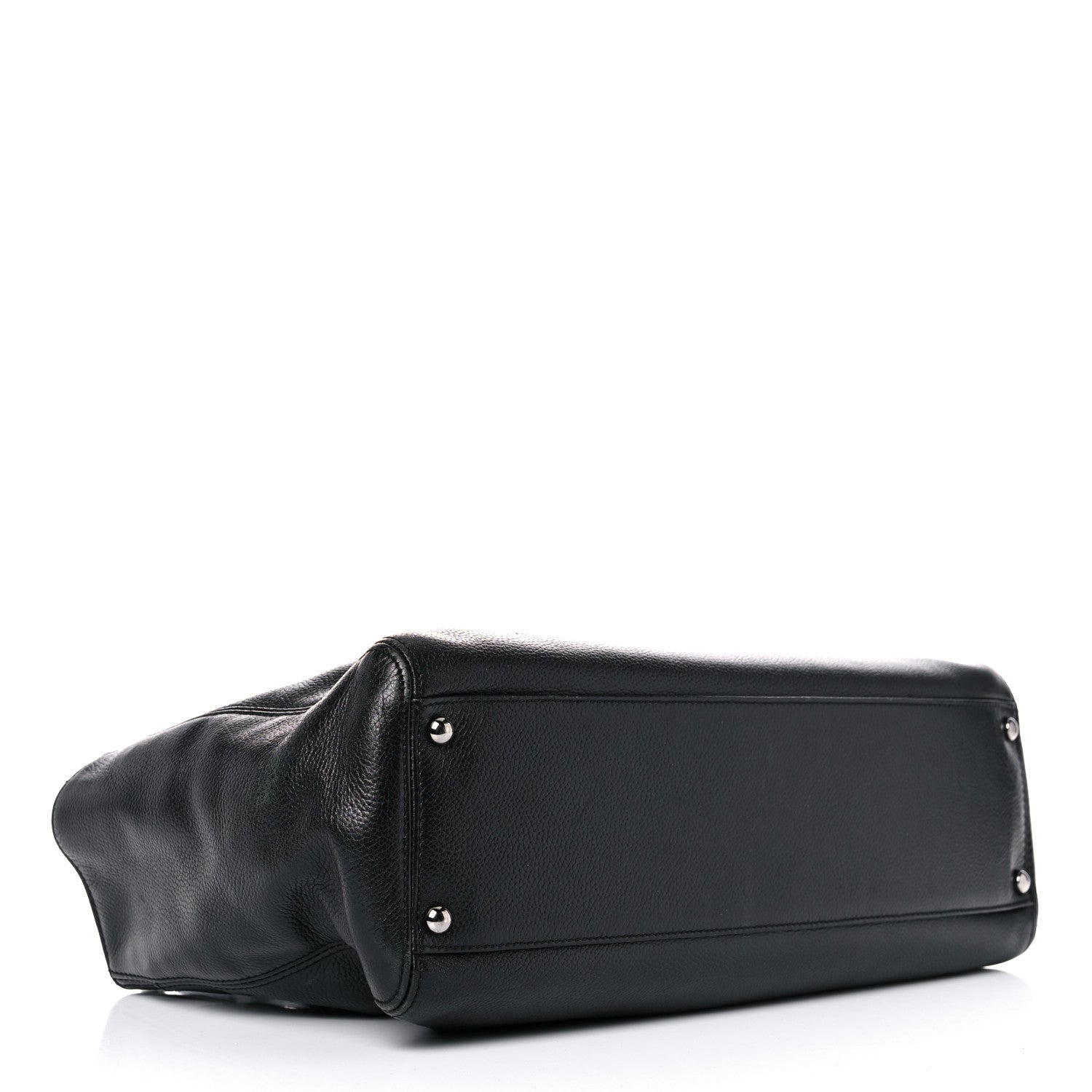 Chanel Calfskin Mademoiselle Lock Cerf Executive Shopper Tote Black 3 of 23