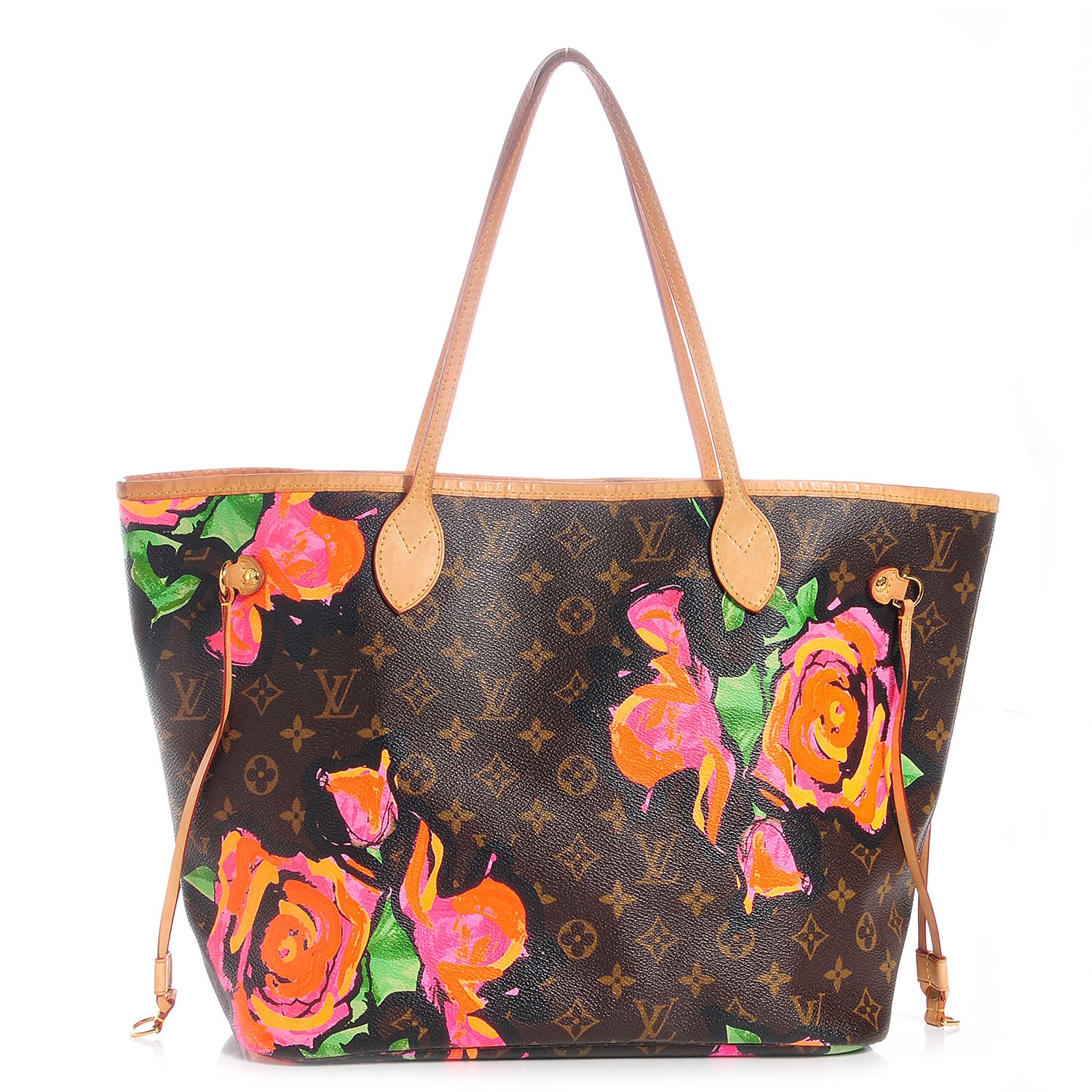 Louis Vuitton Monogram Roses Neverfull MM 1 of 7
