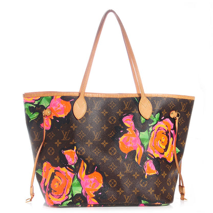 Louis Vuitton Monogram Roses Neverfull MM 1 of 7