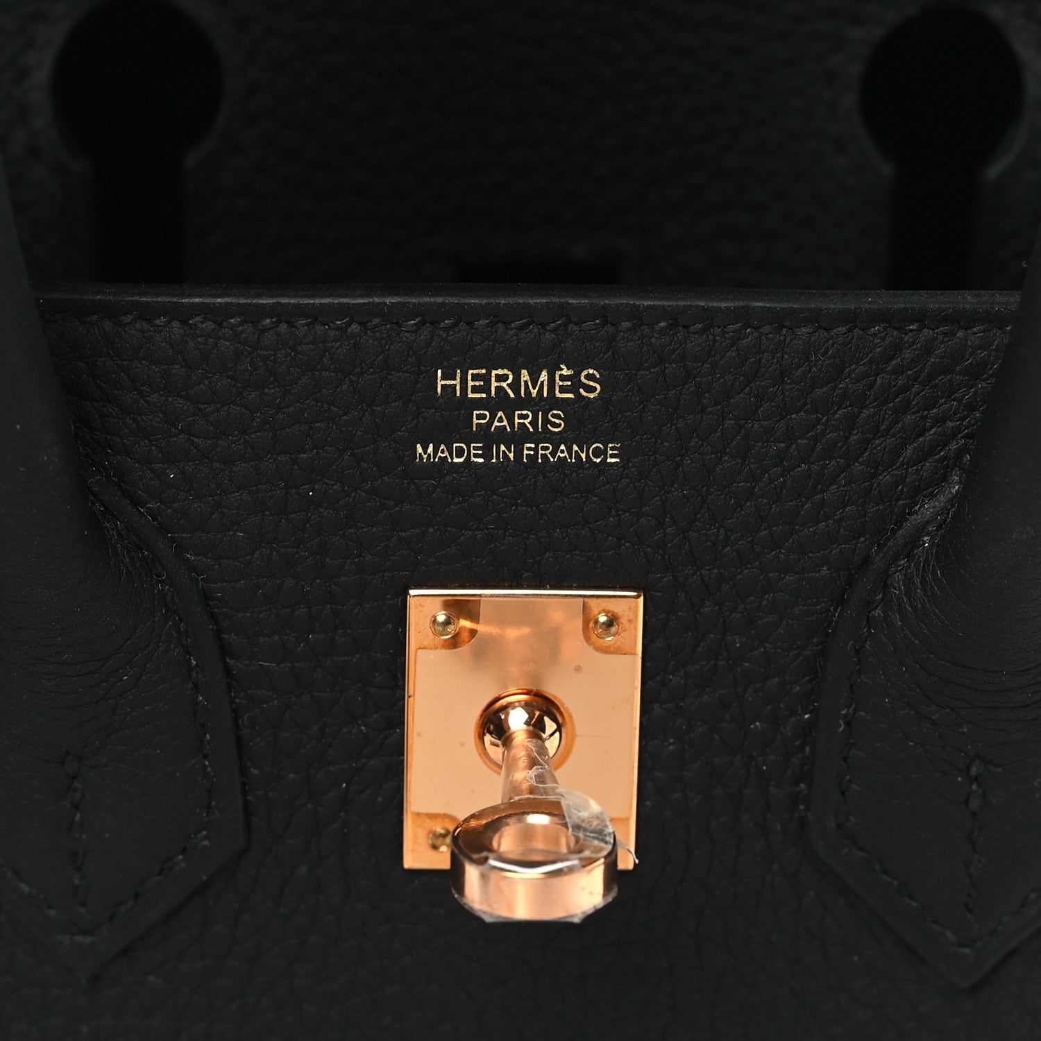 Hermes Togo Birkin 25 Black 5 of 9