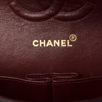 Chanel Lambskin Quilted Medium Double Flap Black 6 of 12