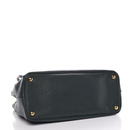 Prada Saffiano Medium Galleria Double Zip Tote Smeraldo 4 of 9