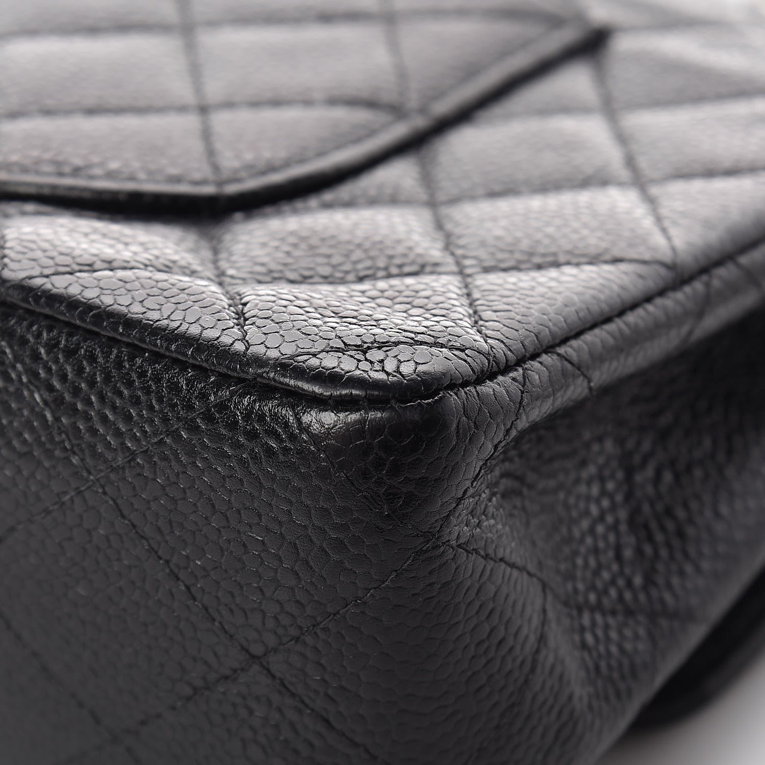 Chanel Caviar Quilted Medium Double Flap Black 11 of 25