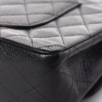 Chanel Caviar Quilted Medium Double Flap Black 11 of 25