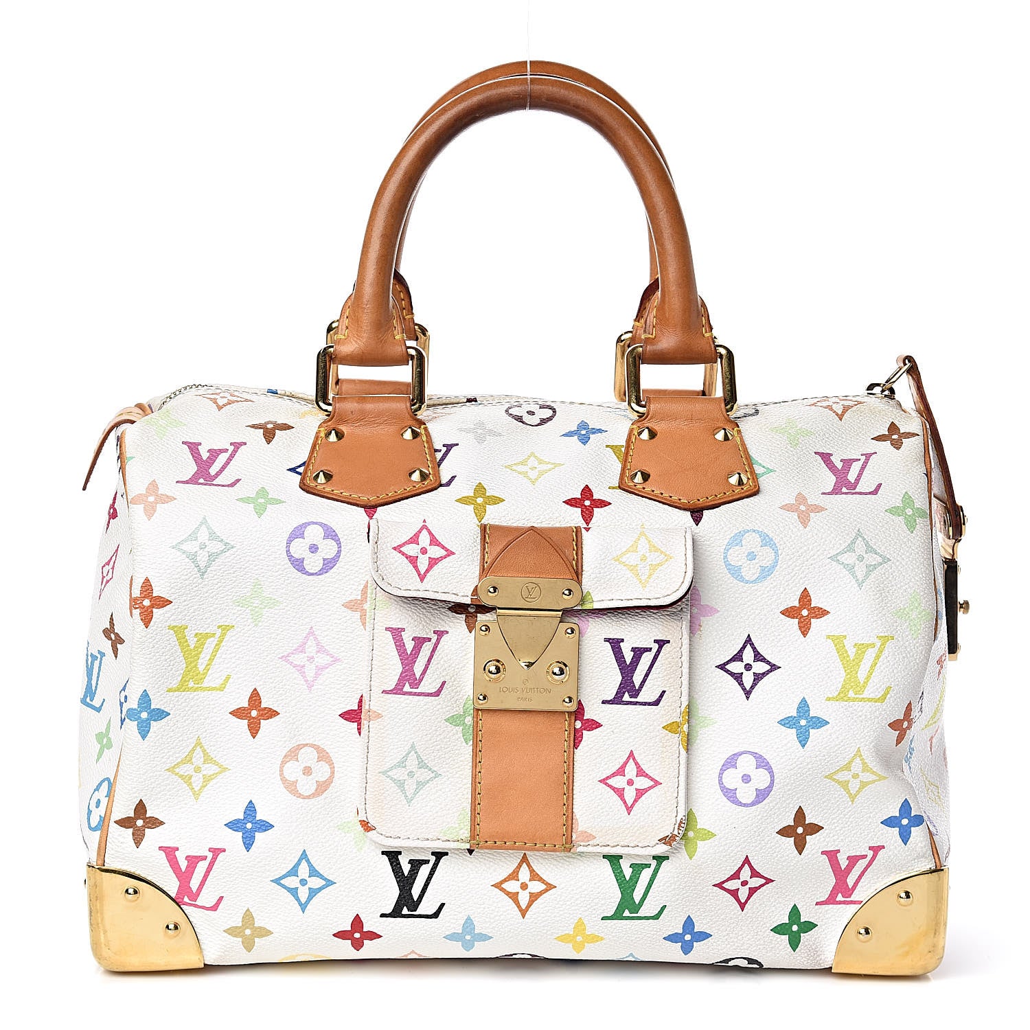 Louis Vuitton Monogram Multicolor Speedy 30 White 1 of 11