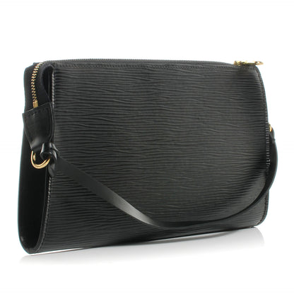 Louis Vuitton Epi Pochette Accessories 21 Black 3 of 7