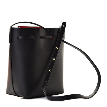 Mansur Gavriel Vegetable Tanned Calfskin Bucket Bag Black Flamma 2 of 5