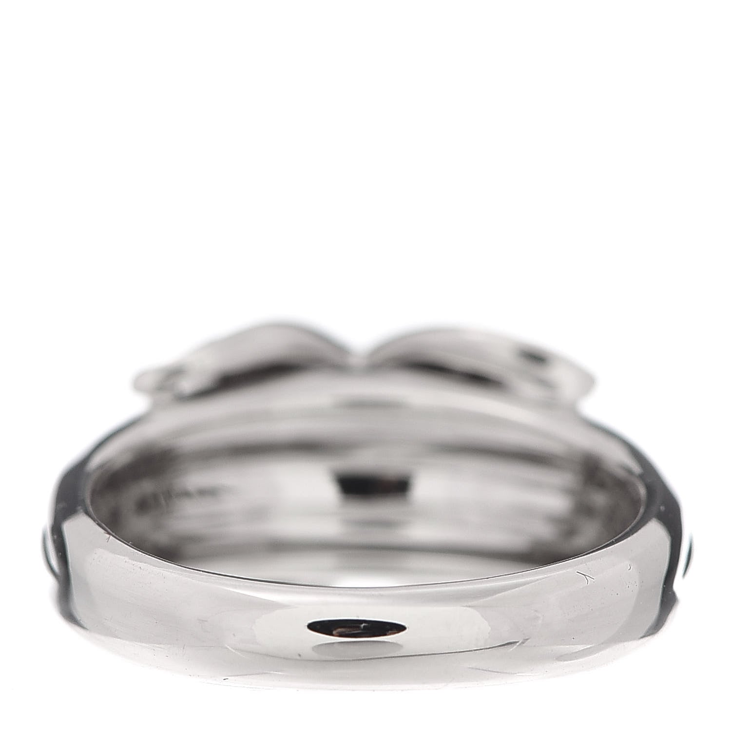 Tiffany 18K White Gold Diamond Signature X Ring 49 4.75 4 of 6