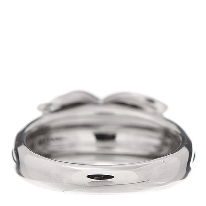 Tiffany 18K White Gold Diamond Signature X Ring 49 4.75 4 of 6