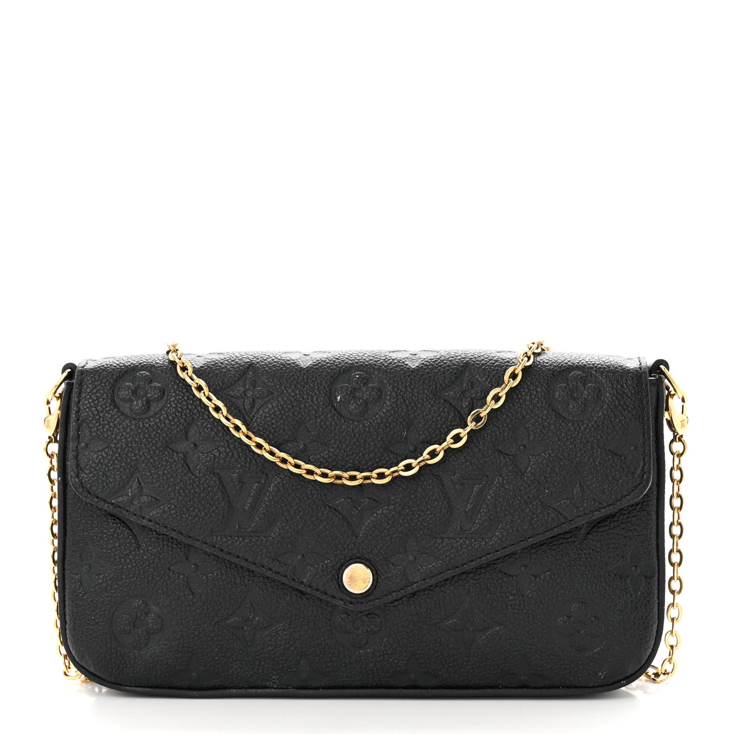 Empreinte Pochette Felicie Chain Wallet Black