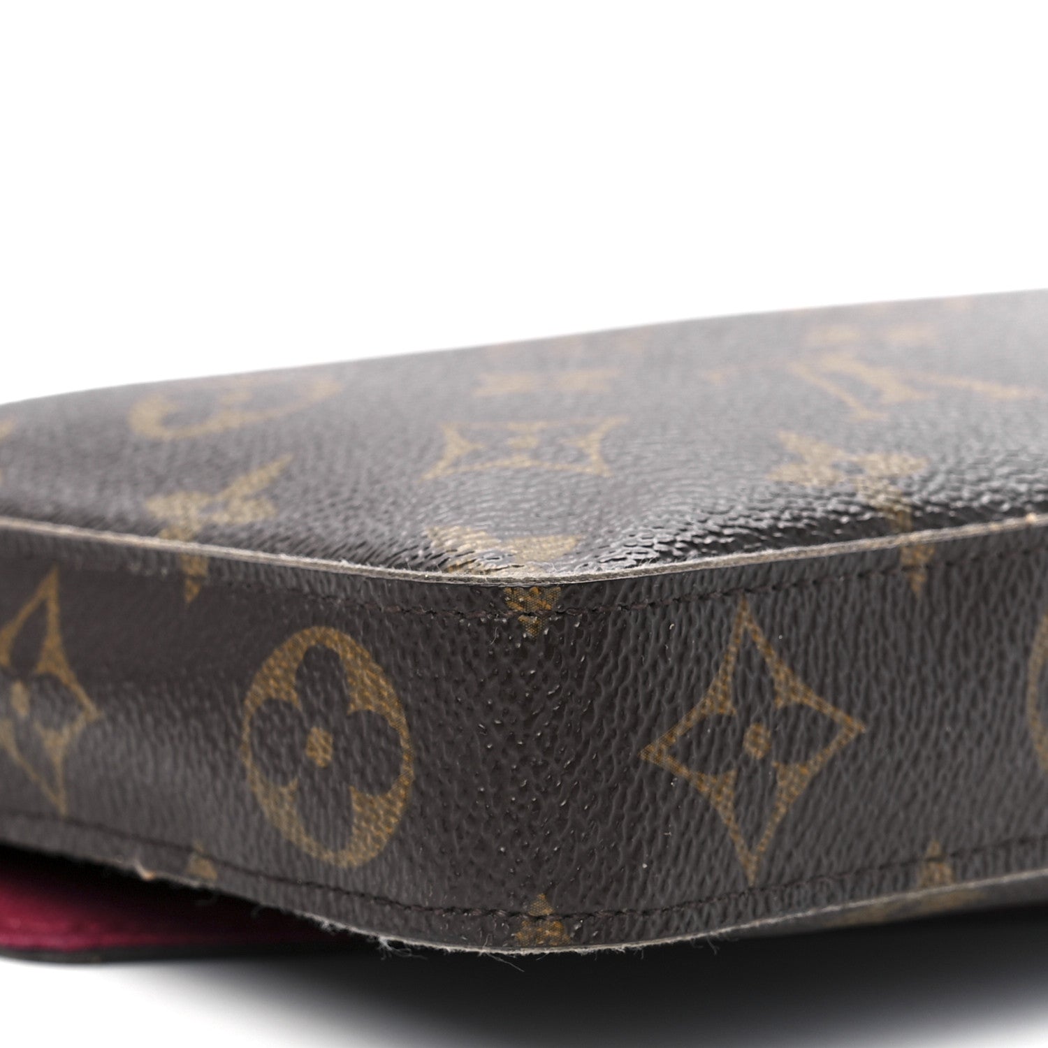 Louis Vuitton Monogram Pochette Felicie Chain Wallet Fuchsia 13 of 16