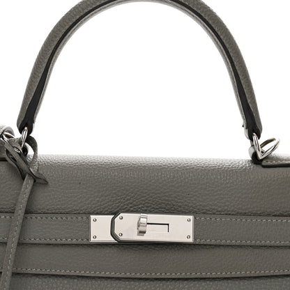 Hermes Togo Kelly Retourne 28 Gris Mouette 5 of 16
