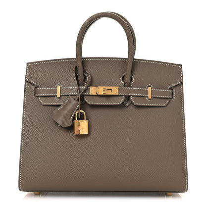 Hermes Epsom Birkin Sellier 25 Etoupe 1 of 14