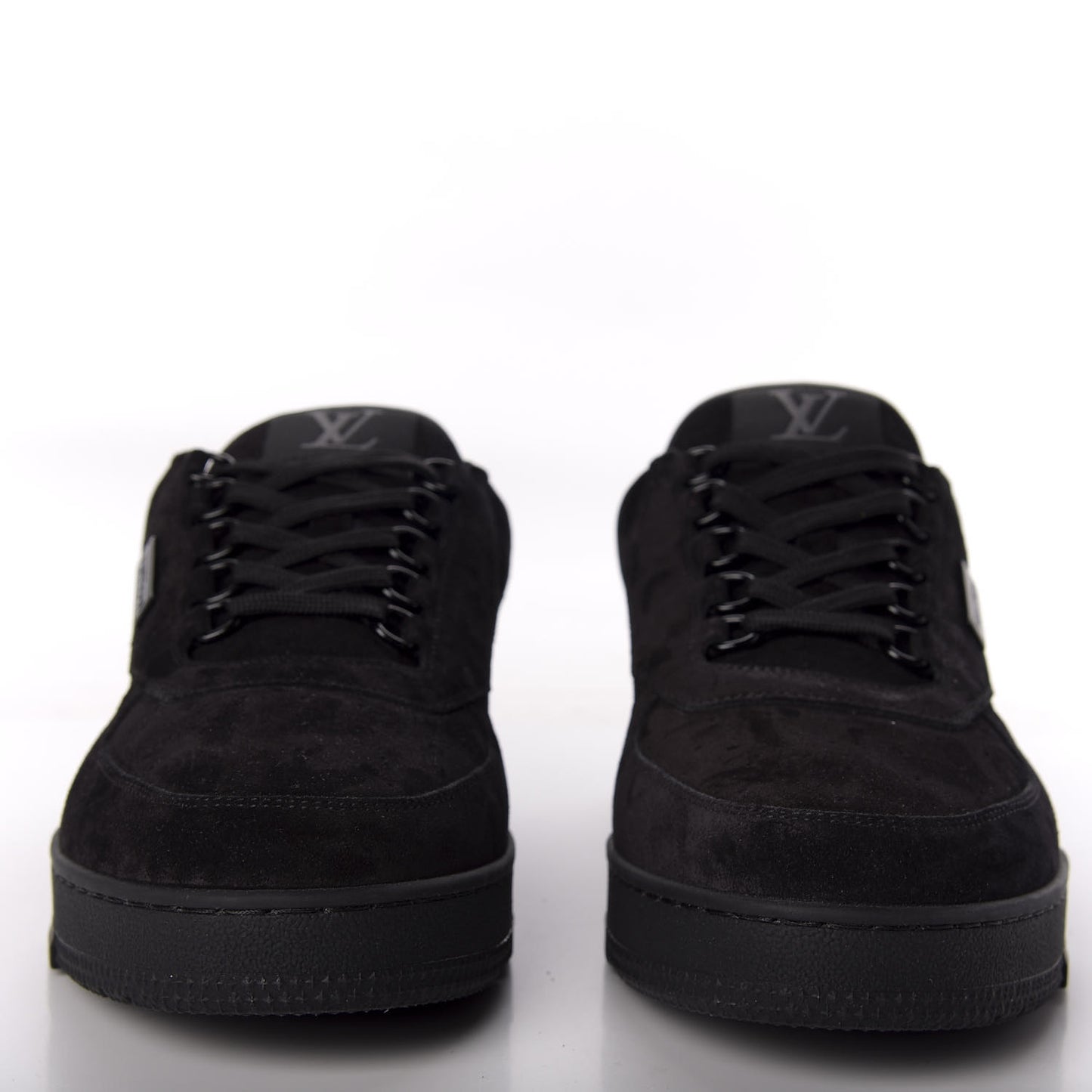 Suede Uniform Sneakers 9.5 Black