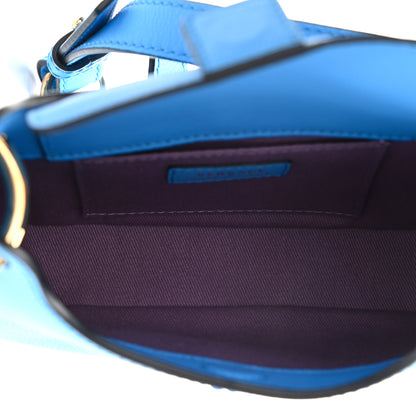 Versace Calfskin La Medusa Small Hobo Crossbody Blue 5 of 10