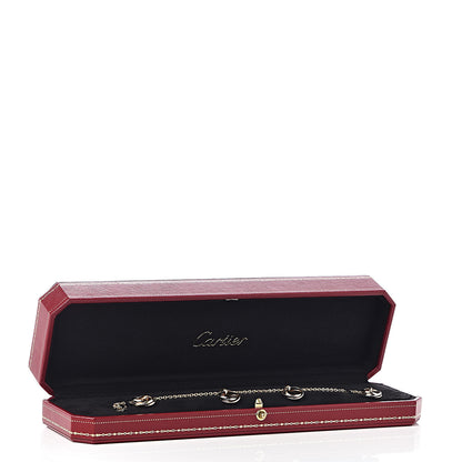 Cartier 18K Pink Yellow White Gold Trinity Charm Bracelet 9 of 9
