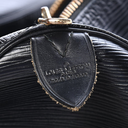 Louis Vuitton Epi Keepall 50 Black 5 of 8
