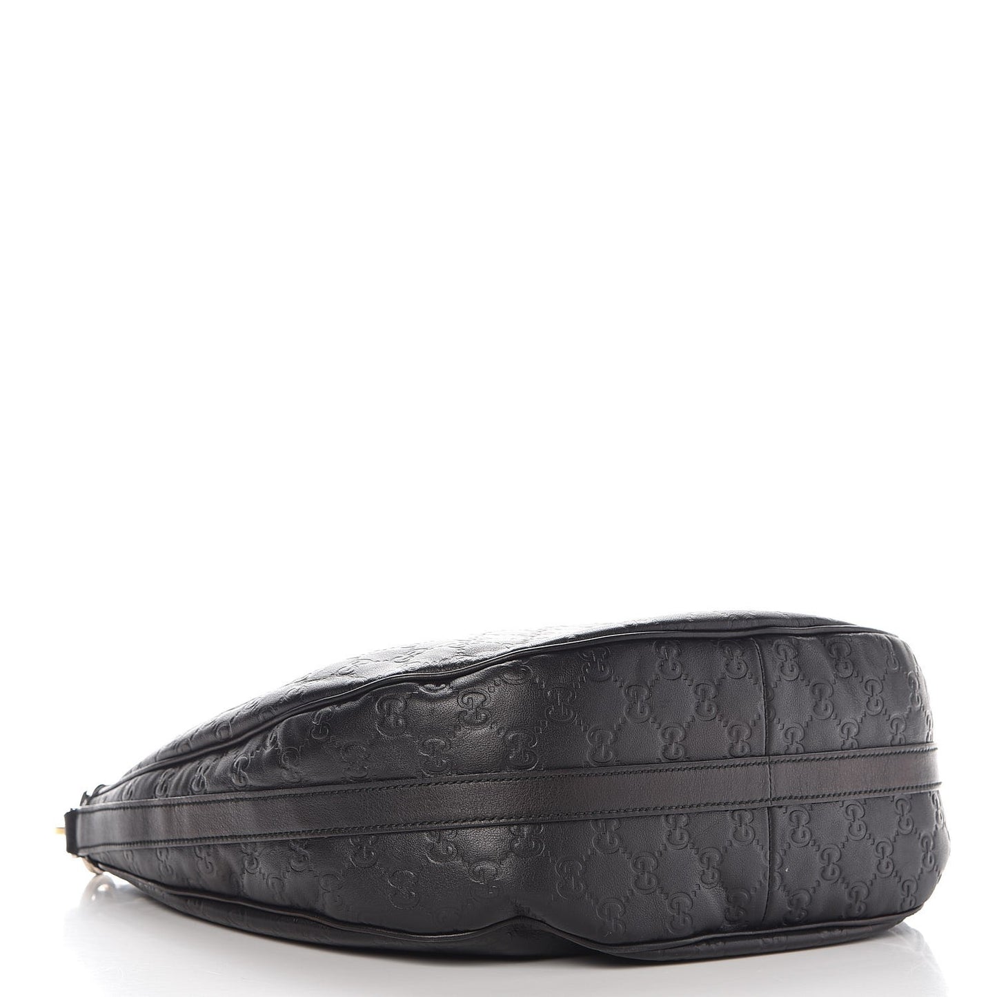 Guccissima Medium GG Twins Hobo Black