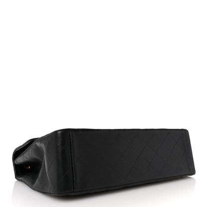 Chanel Lambskin Quilted XL Jumbo Single Flap Black 4 of 13