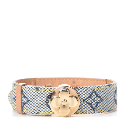 Louis Vuitton Mini Monogram Wish Bracelet Blue 1 of 6