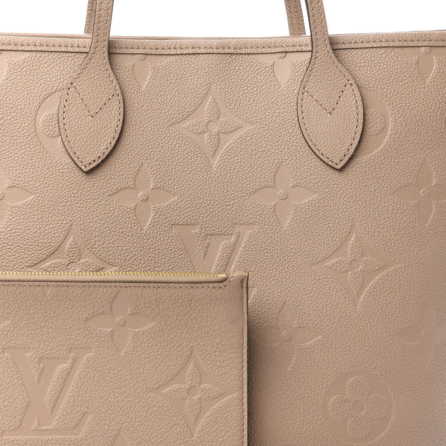 Louis Vuitton Empreinte Monogram Giant Neverfull MM Tourterelle 9 of 9