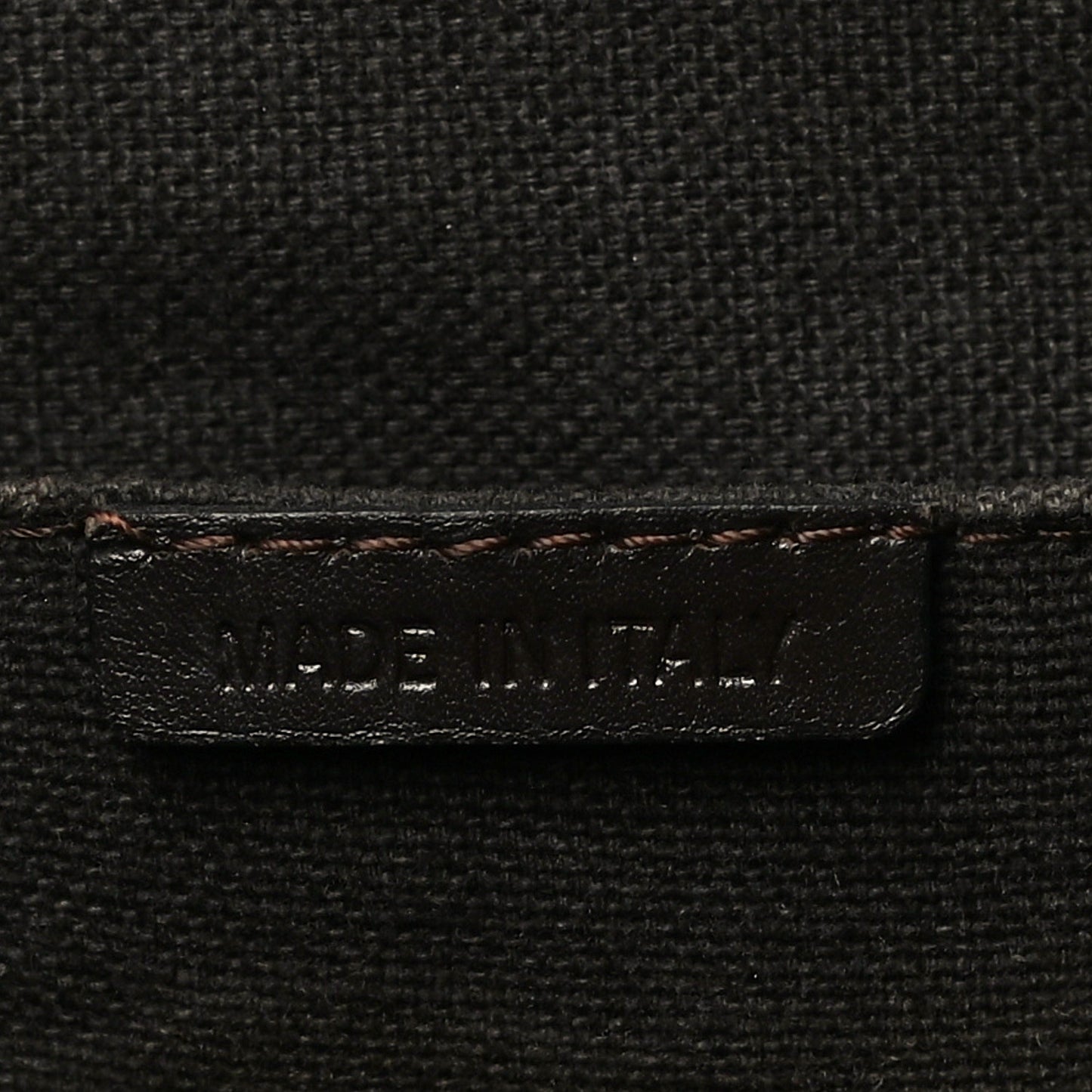 Haymarket Check Buckle Shoulder Bag Dark Brown