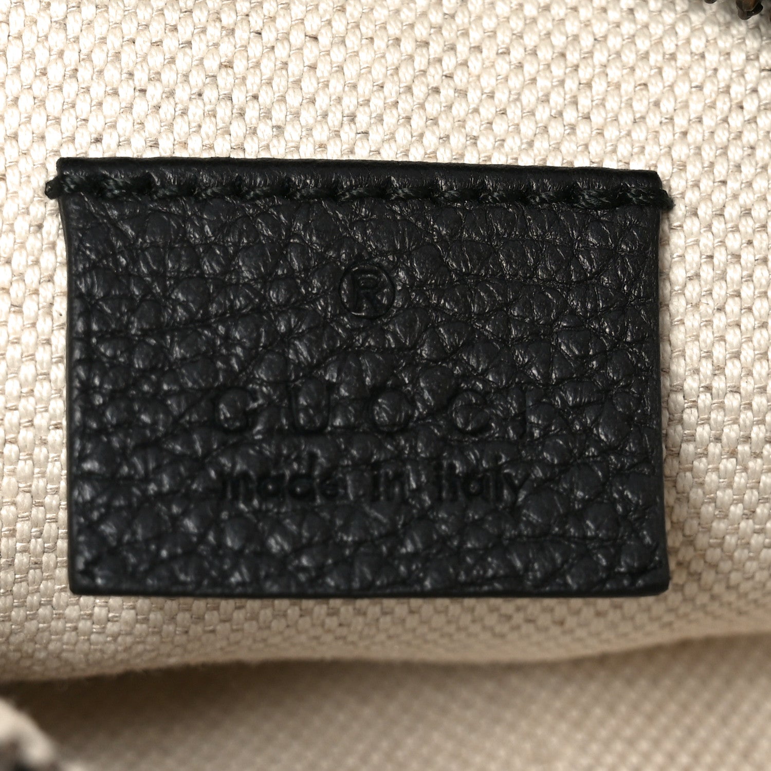 Gucci Grained Calfskin Small Logo Belt Bag Black 6 of 10