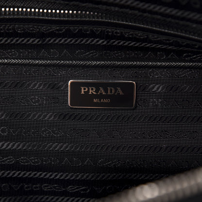 Prada Nylon Tessuto Impuntu Quilted Shoulder Bag Black 10 of 12
