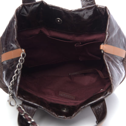 Chanel Iridescent Calfskin Quilted Large In The Mix Tote Brown 5 of 11