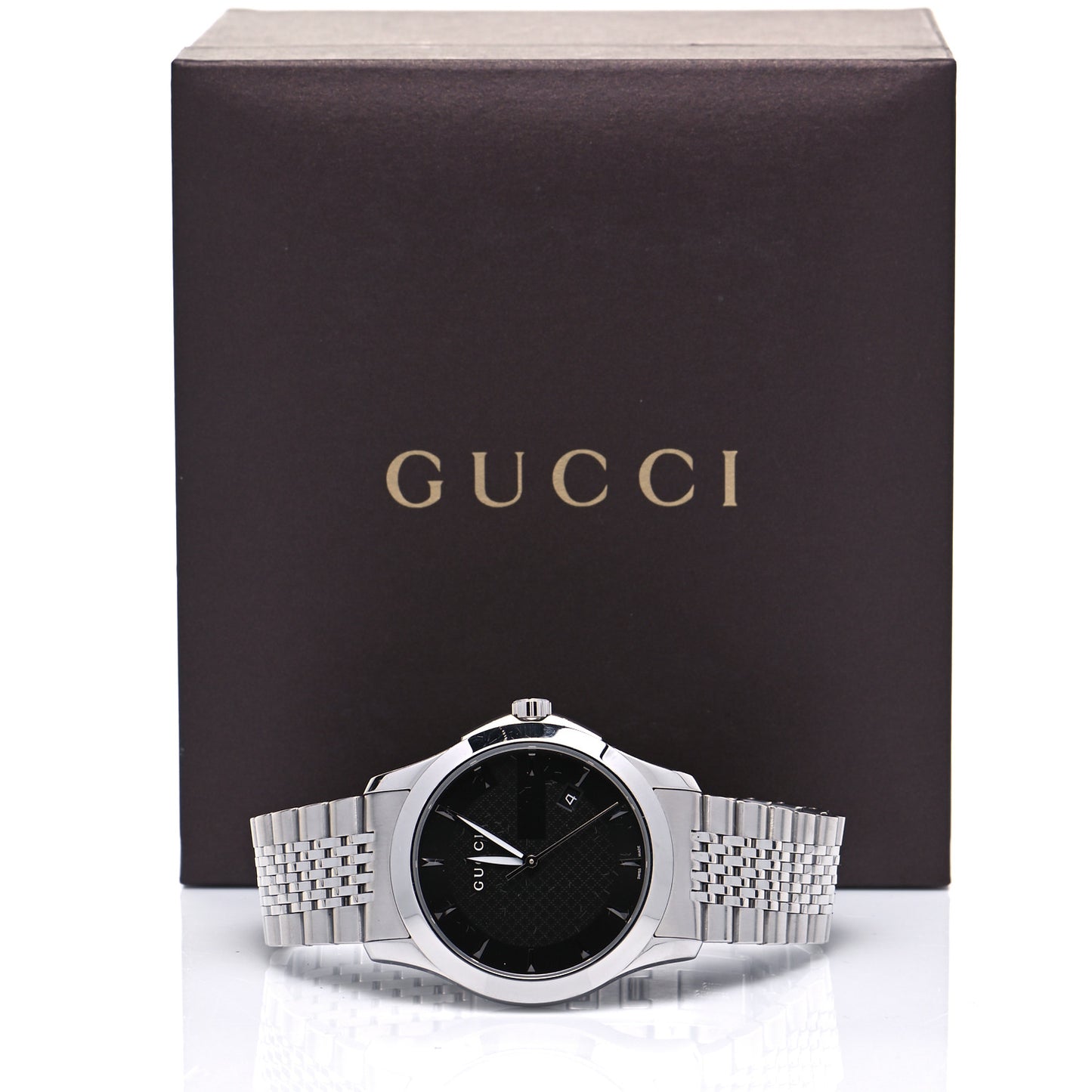 Stainless Steel 38mm G-Timeless Quartz Watch Black