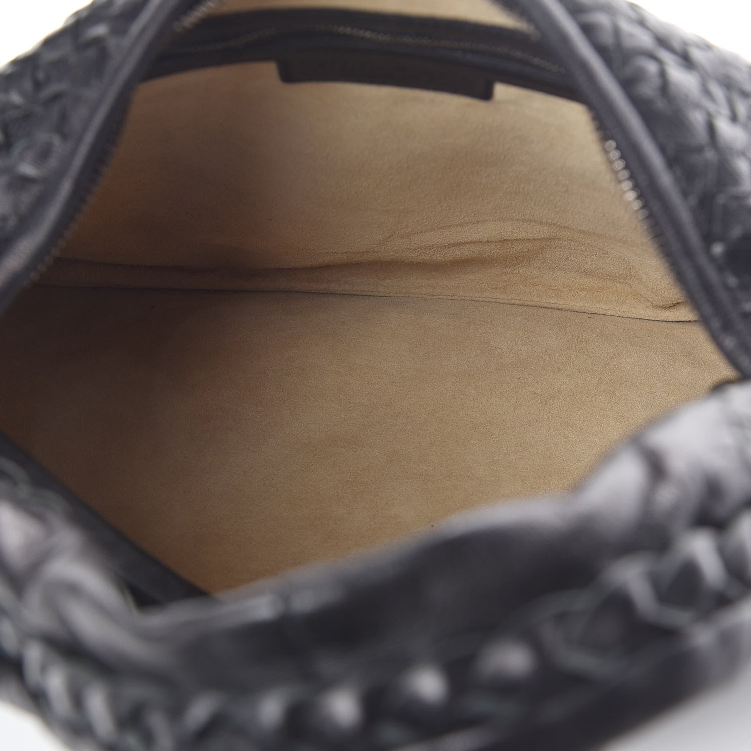 Bottega Veneta Nappa Intrecciato Embossed Medium Veneta Hobo Black 5 of 9