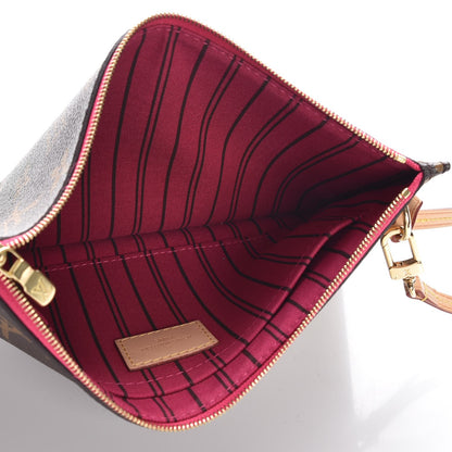 Louis Vuitton Monogram Neverfull MM GM Pochette Pivoine 6 of 16