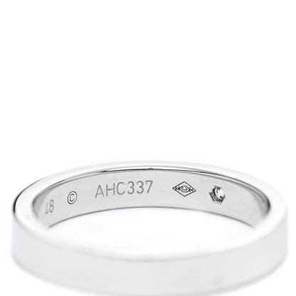 Cartier Platinum Diamond 3mm C De Wedding Band Ring 48 4.5 6 of 6