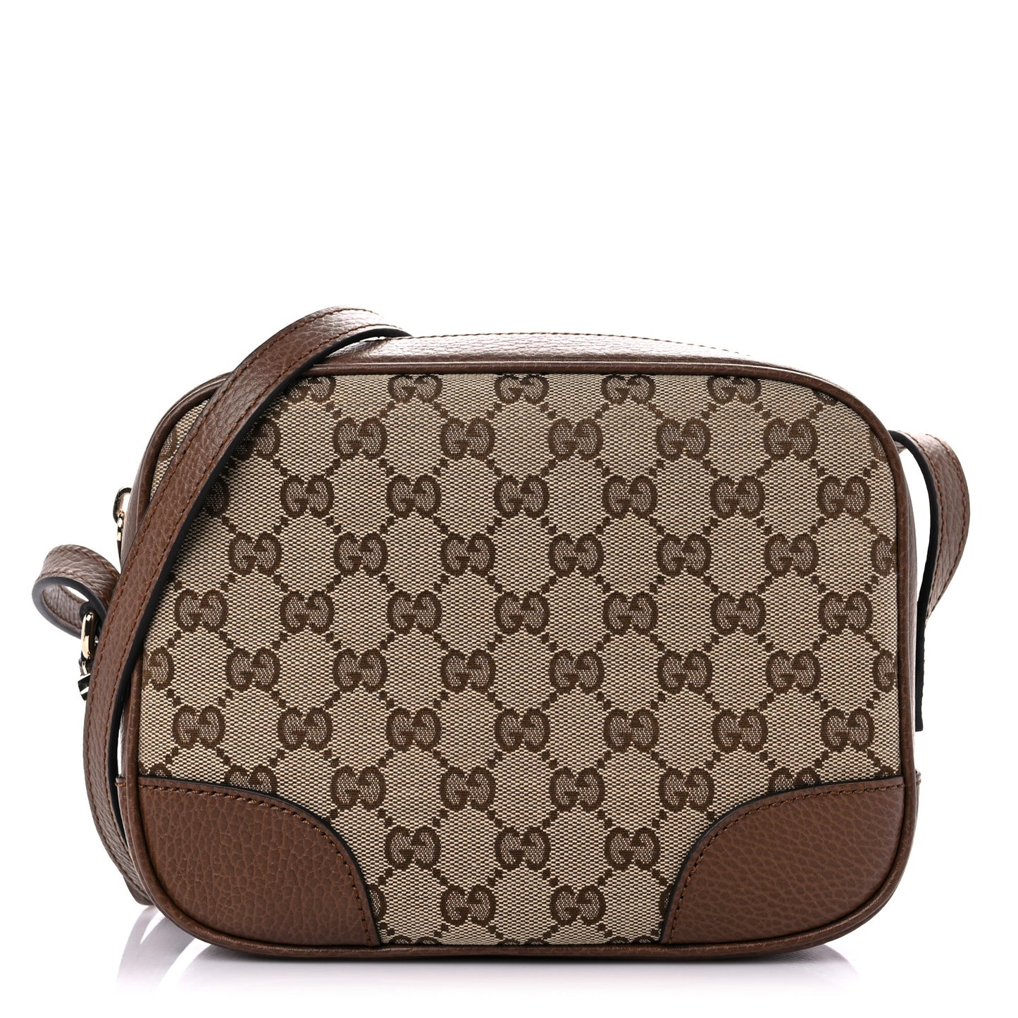 Monogram Mini Bree Messenger Bag Beige Tabacco