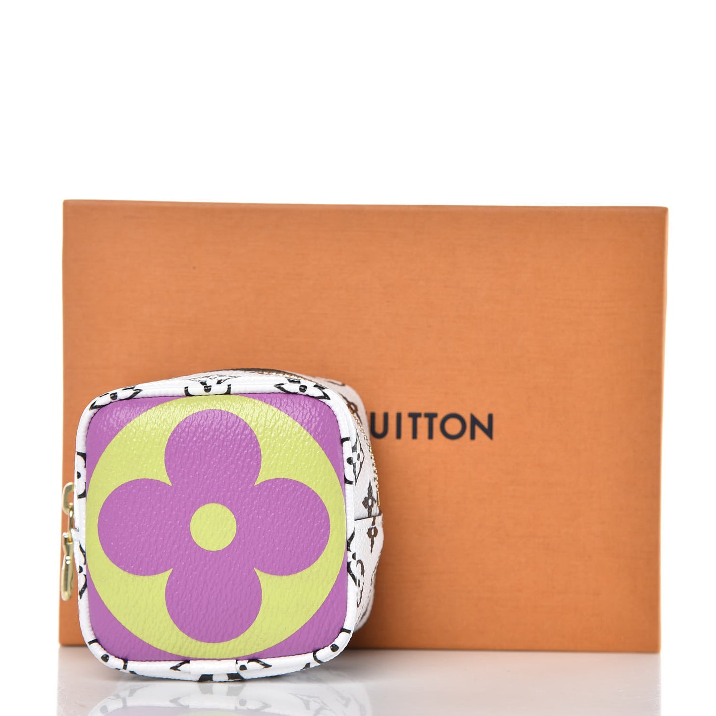 Monogram Giant Cube Coin Purse Pink