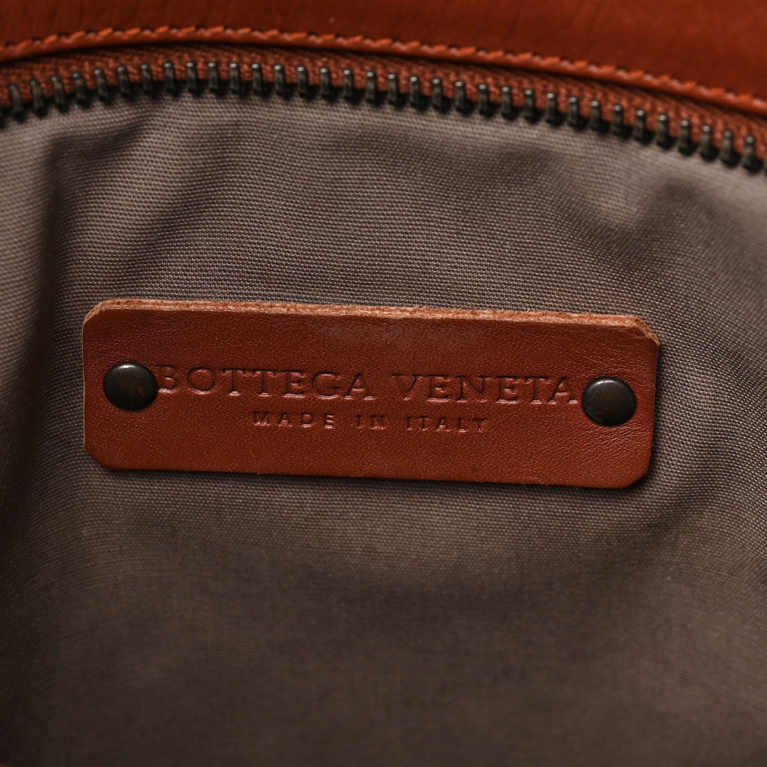 Bottega Veneta Nappa Intrecciato VN Crossbody Messenger Bag Rust 6 of 8