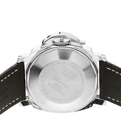 Panerai Stainless Steel Alligator 40mm Luminor Marina Automatic Watch Black PAM00048 4 of 4