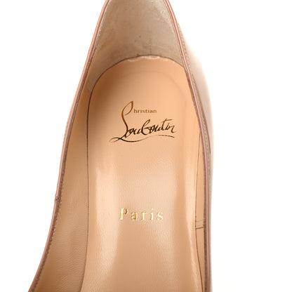 Christian Louboutin Patent New Very Prive 120 Pumps 38.5 Nude 7 of 7