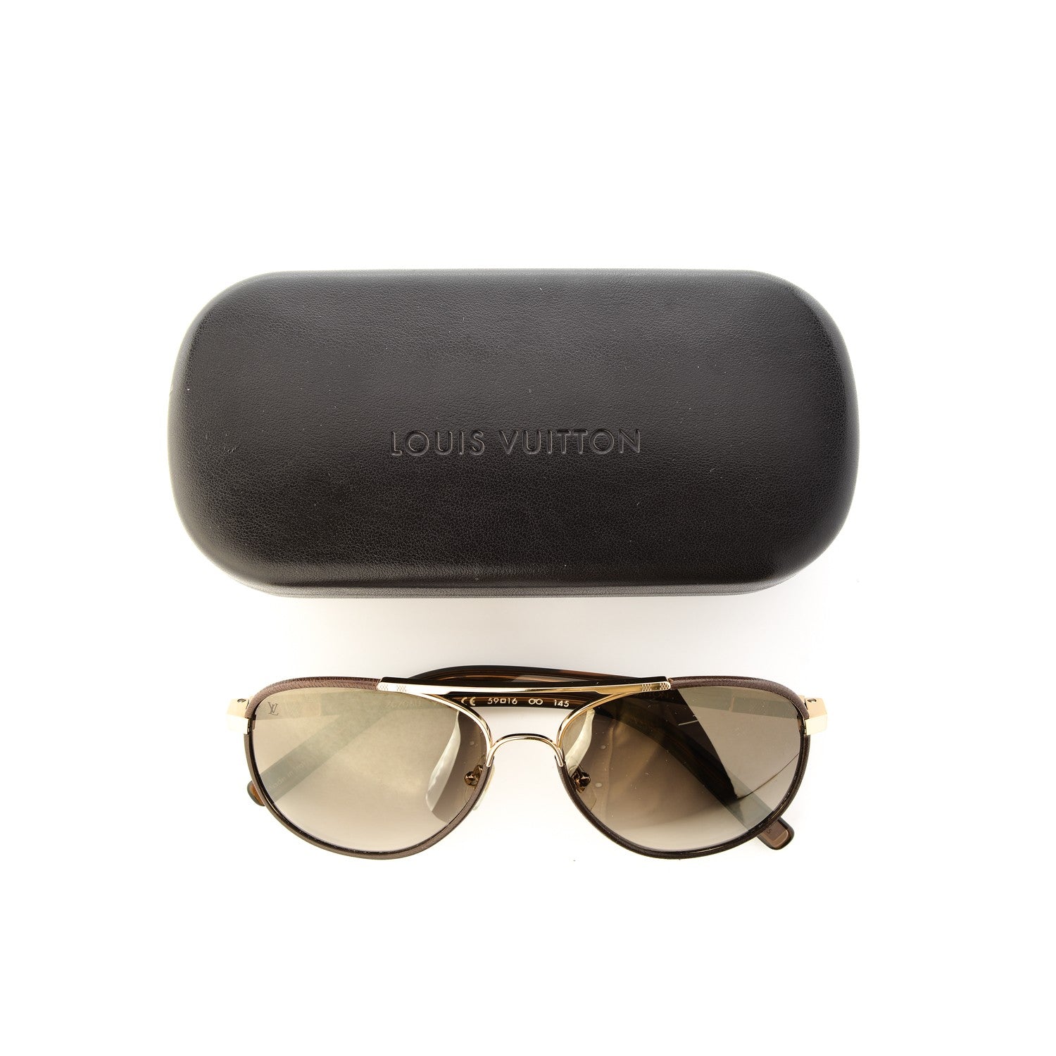 Louis Vuitton Attraction Pilot Sunglasses Z0706U Brown 10 of 10