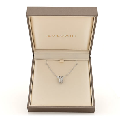 Bulgari 18K White Gold Diamond Serpenti Viper Pave Pendant Necklace 5 of 5