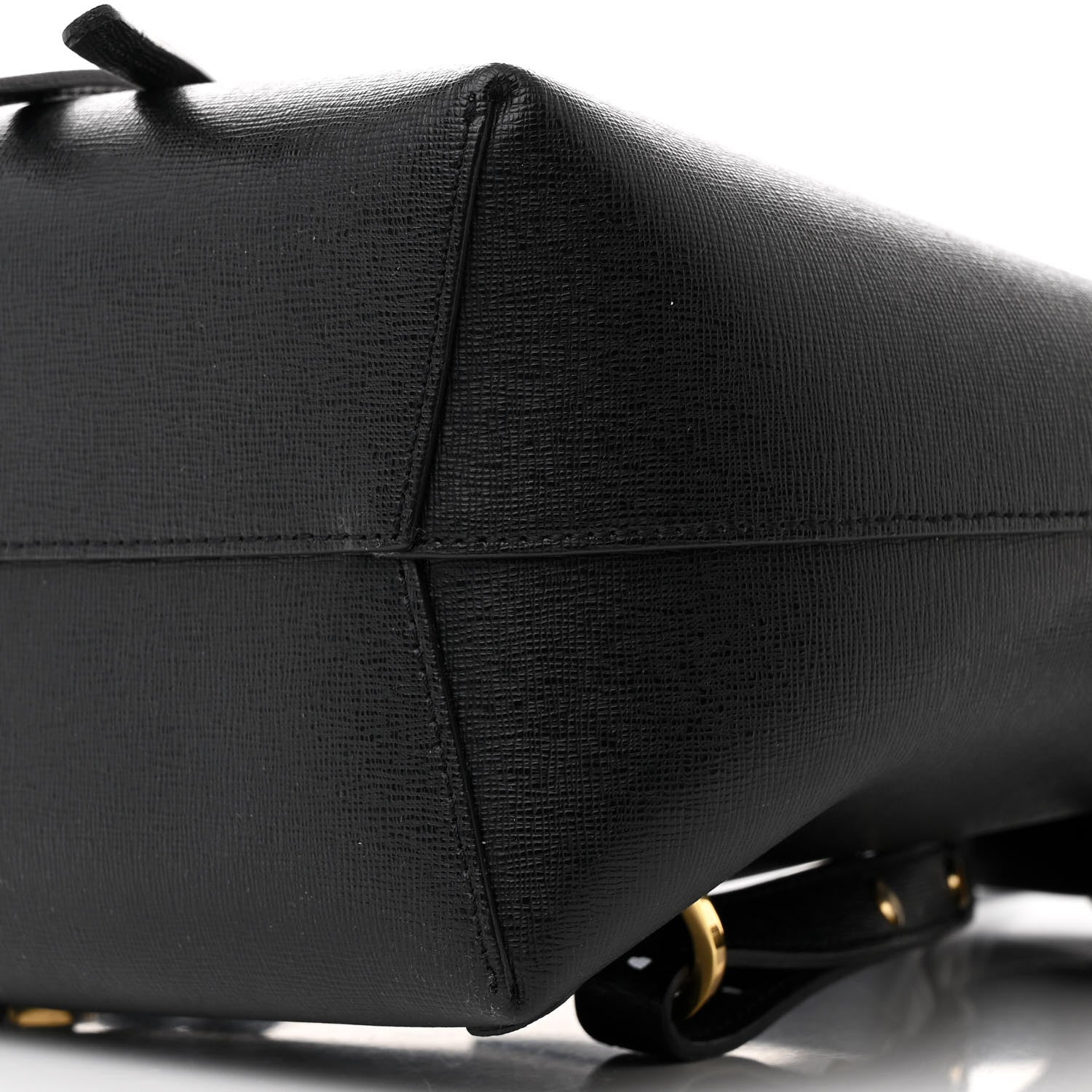 Mansur Gavriel Saffiano Backpack Black Flamma 10 of 11