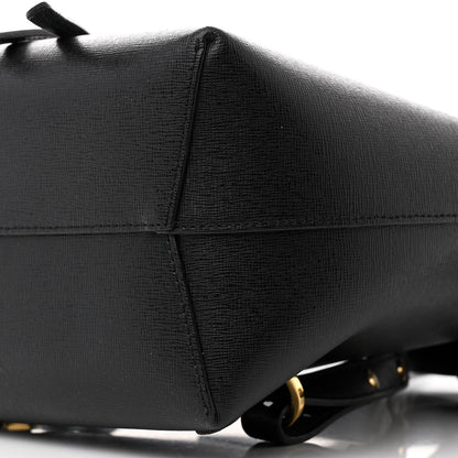 Mansur Gavriel Saffiano Backpack Black Flamma 10 of 11