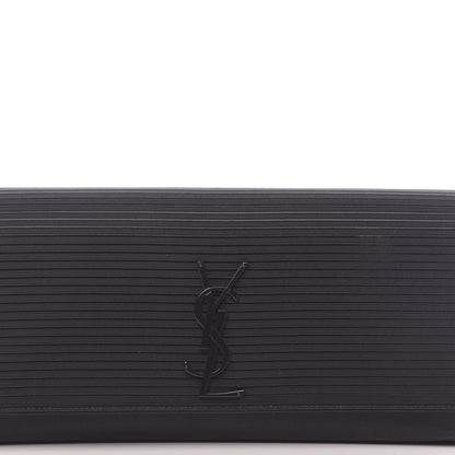 Saint Laurent Viscose Monogram Cassandre Clutch Black 9 of 9