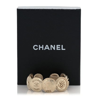 Chanel Medallion Precious Symbols Cuff Gold 5 of 5