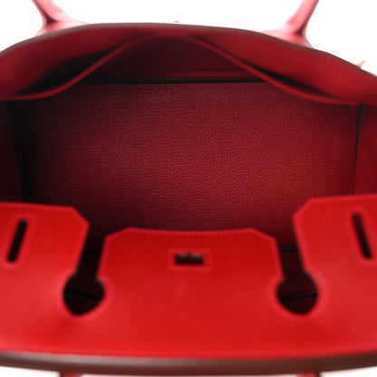Hermes Epsom BIRKIN 30 Rouge Casaque 4 of 11