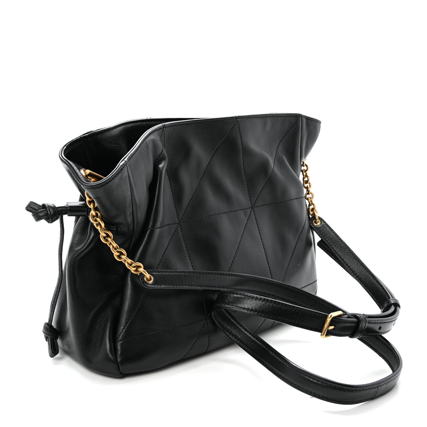 Saint Laurent Lambskin Matelasse Monogram Medium Jamie Shoulder