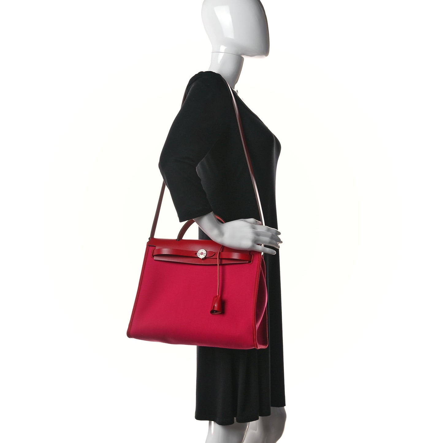 Toile Militaire Vache Hunter Laque Herbag Zip Retourne 31 PM Rose Mexico Rouge Piment