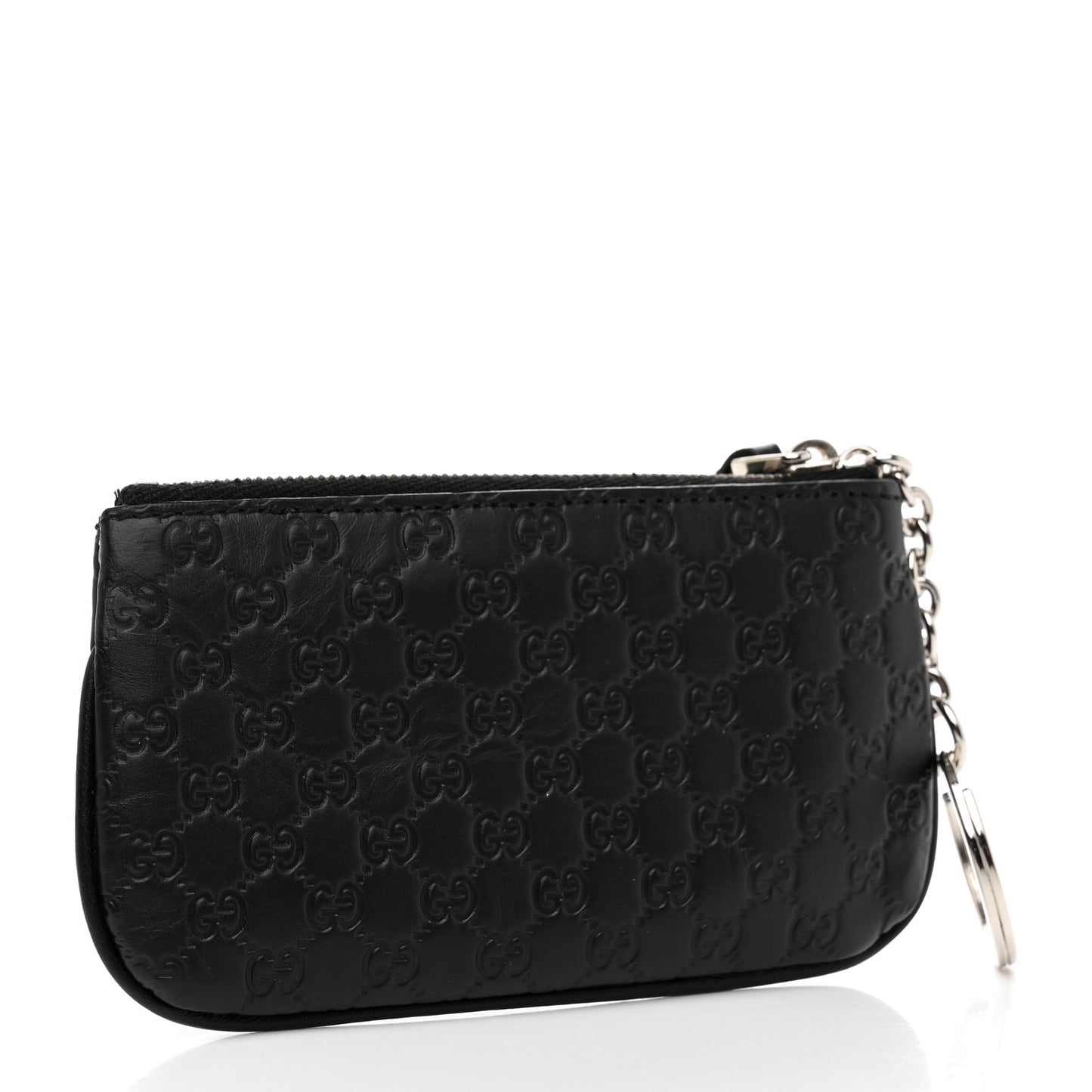 Microguccissima Key Ring Coin Case Black