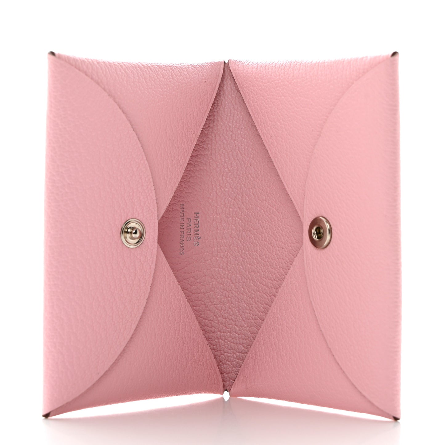Chevre Mysore Calvi Card Case Rose Sakura
