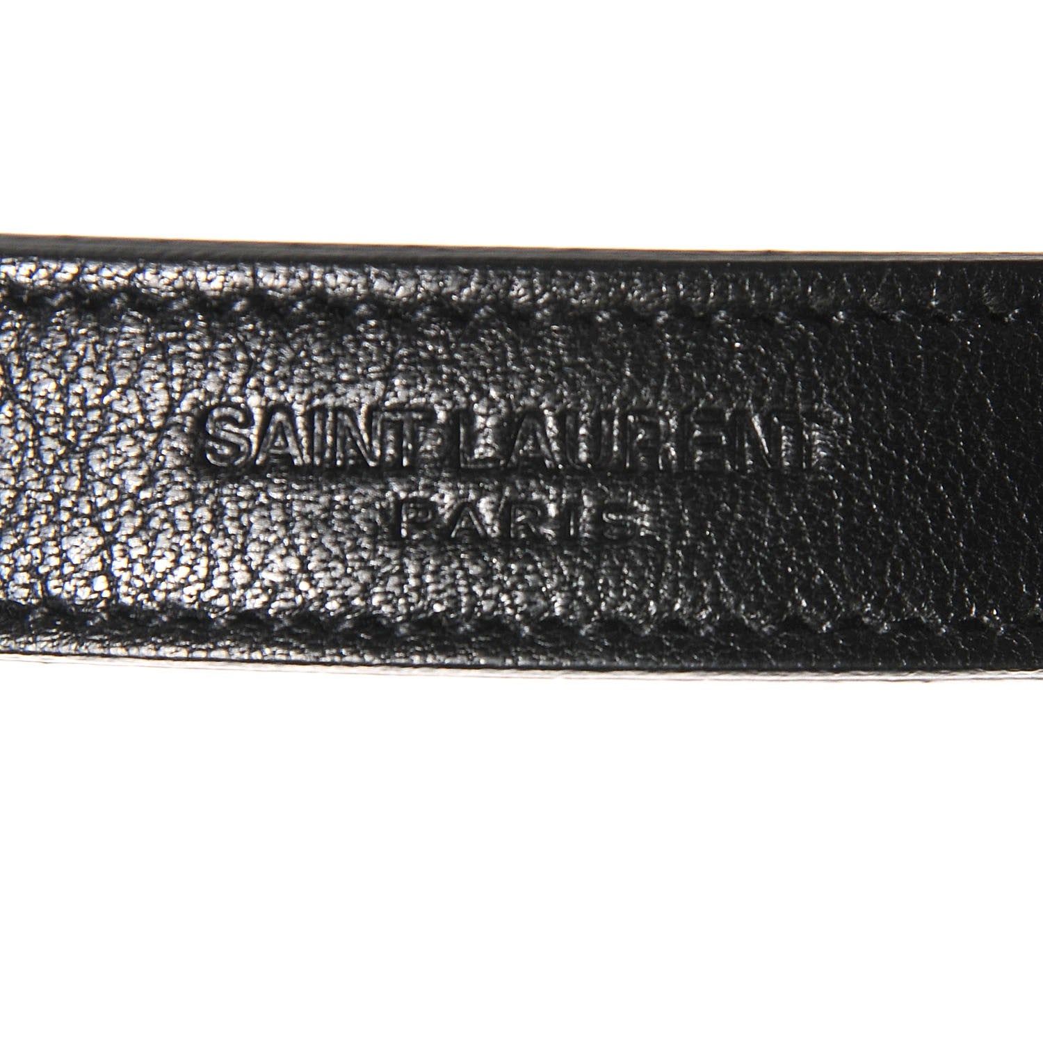 Saint Laurent Sheepskin Matelassé Monogram Classic Baby Chain Bag Black 9 of 9